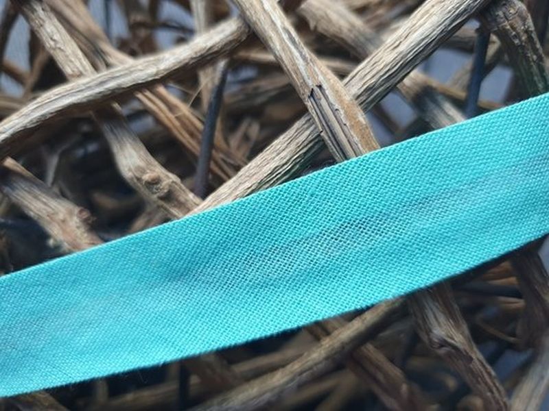 Schrägband gefalzt 20 mm mint