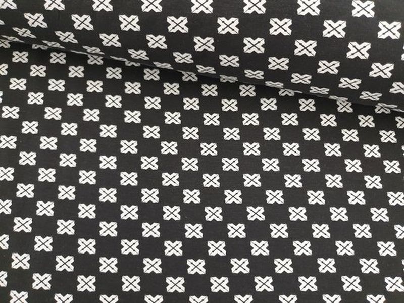 Jersey Blumen/Muster 6