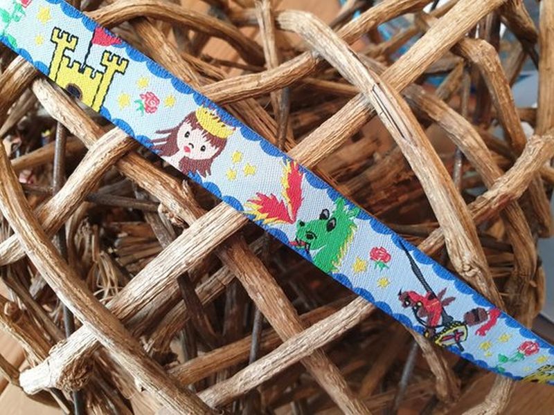 Webband Ritter hellblau