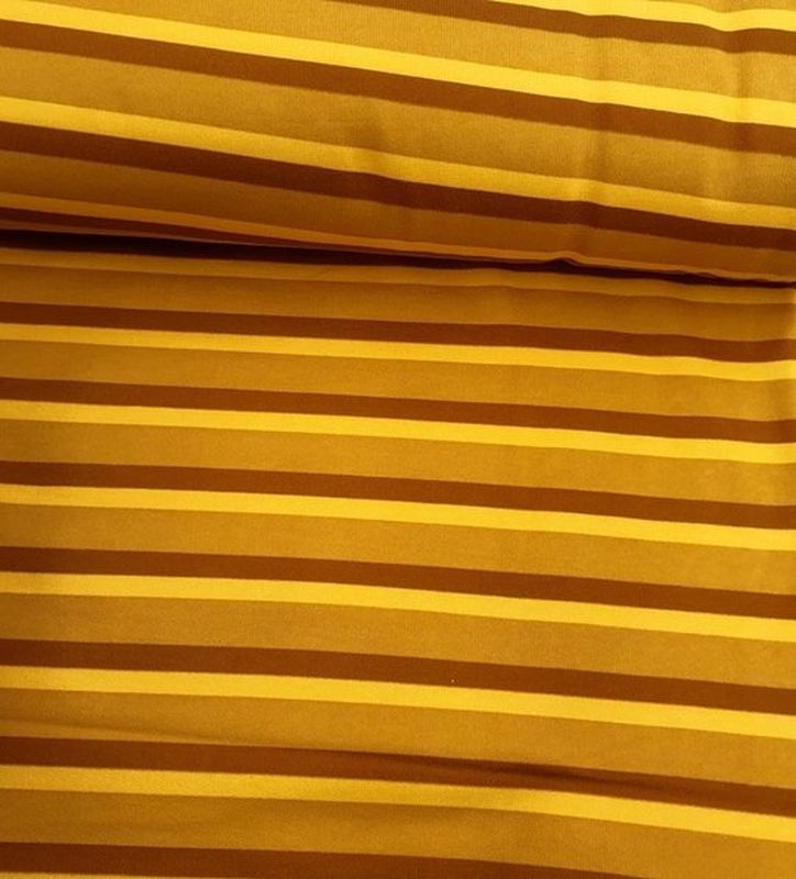 Wintersweat Colours Streifen senf/gelb