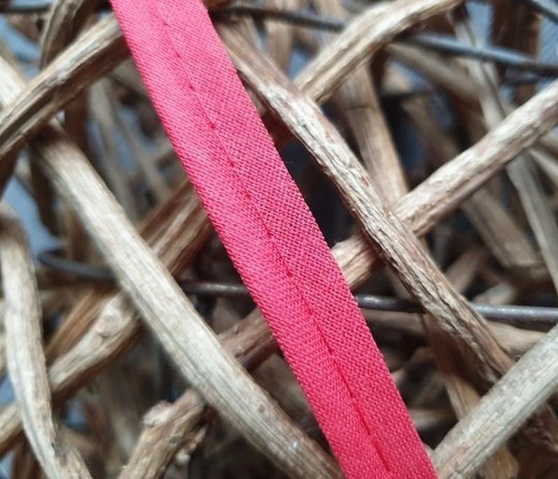 Paspelband baumwolle 12mm hellrot