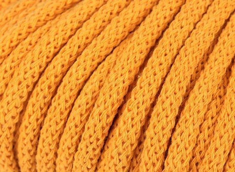 Baumwoll Kordel 6mm sonnengelb