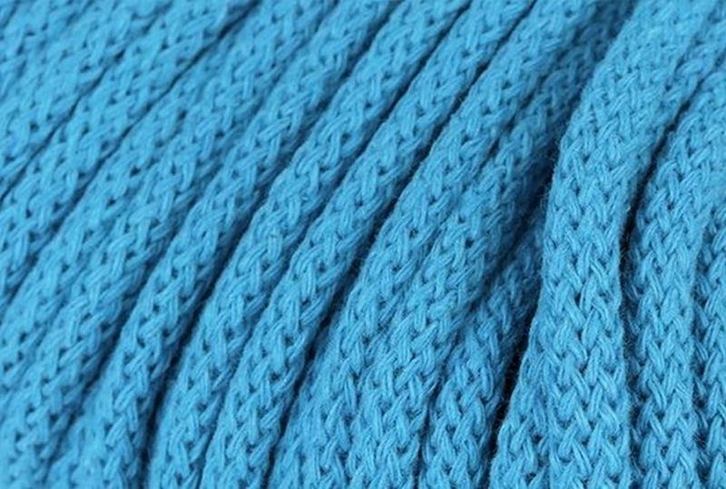 Baumwoll Kordel 6mm aqua