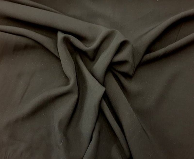 Viskose Uni schwarz 001