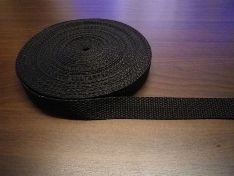 Gurtband 20 mm Schwarz