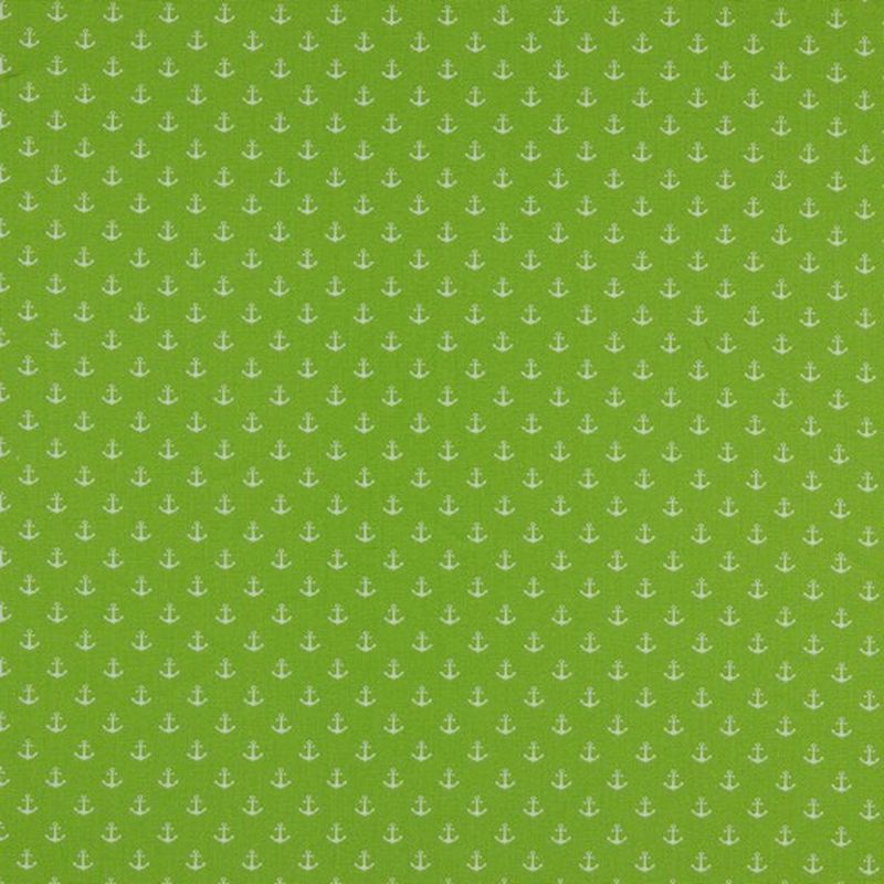 Baumwolle Petit Anchor by Poppy lime 008