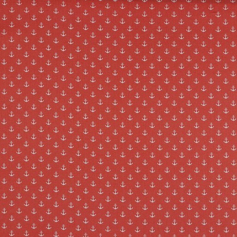 Baumwolle Petit Anchor by Poppy coral 024