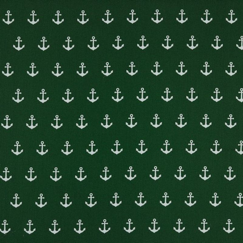 Baumwolle Anchor by Poppy dunkelgrün 027