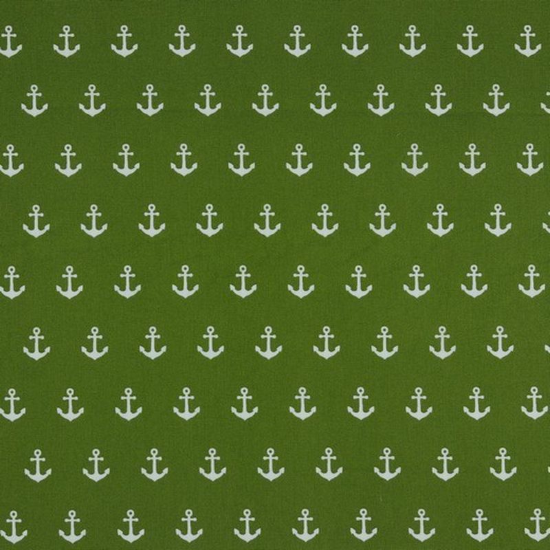 Baumwolle Anchor by Poppy grün 017