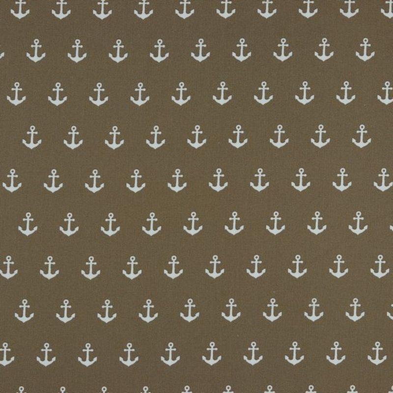 Baumwolle Anchor by Poppy taupe 019