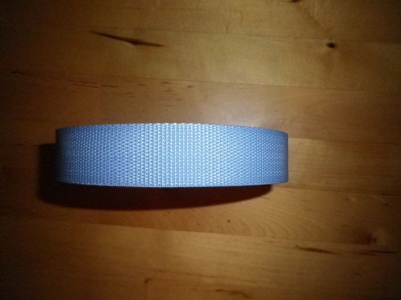 Gurtband 25 mm Hellblau