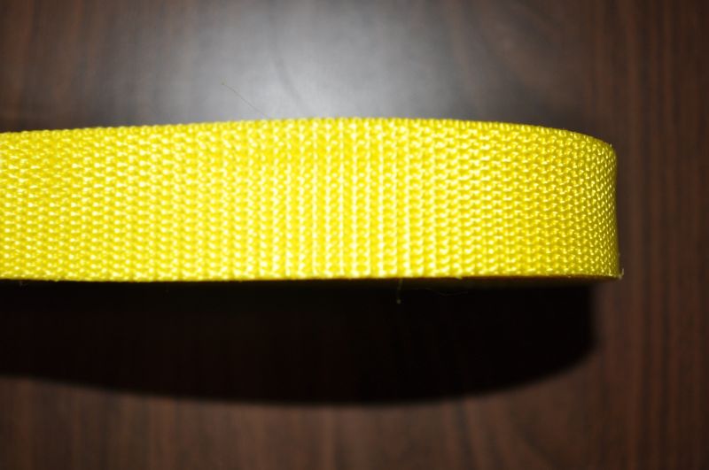Gurtband 25 mm Gelb