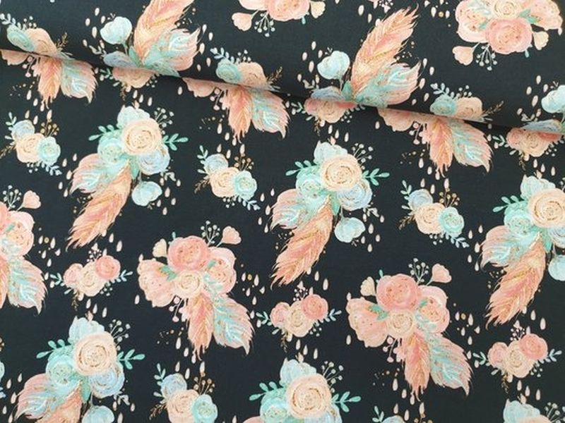 Bio Jersey Fabulous Flowers by Poppy Schwarz 8