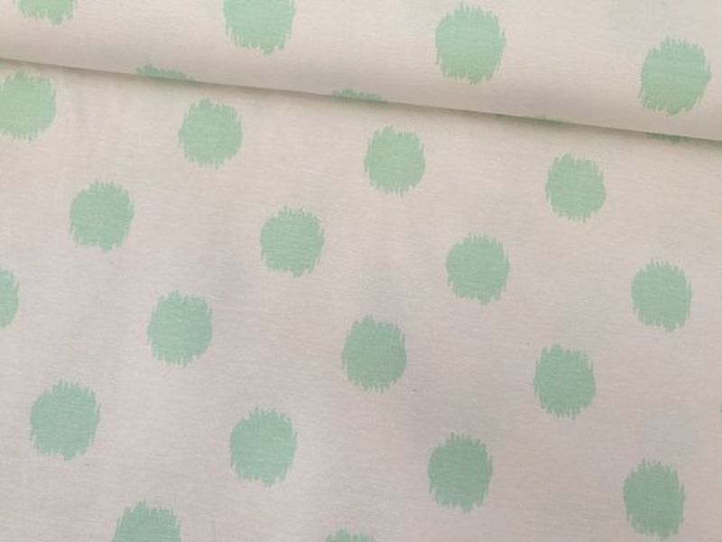 Canvas Flecken Ecru/Mint