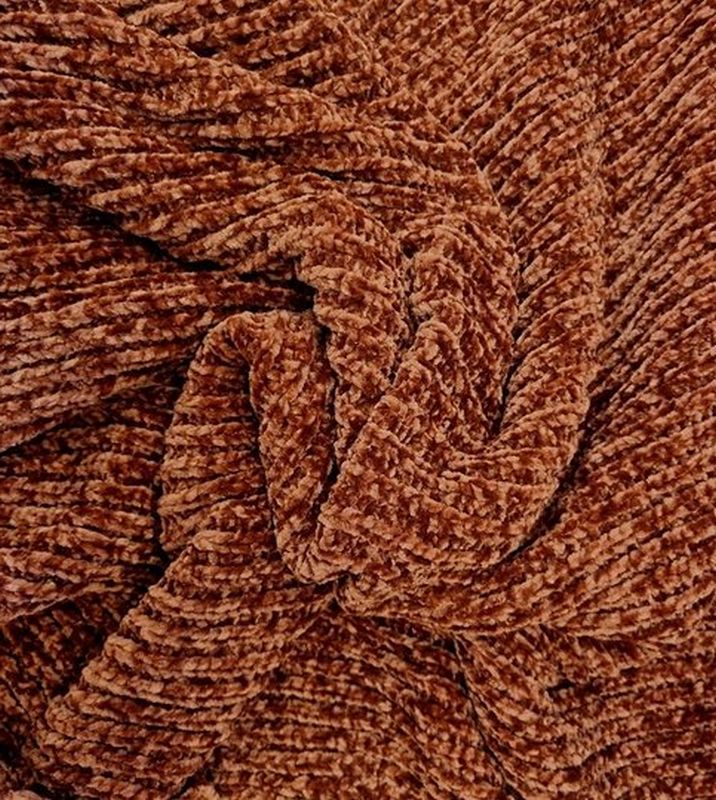 Heavy Chenille Cable Strick Stone