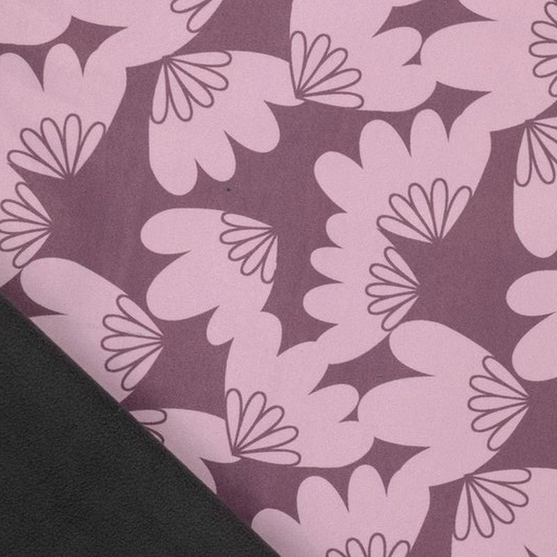 Softshell Flowers Mauve/Flieder