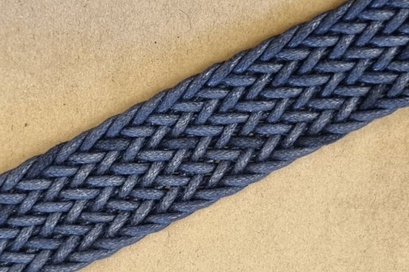 Gurtband geflochten 30mm Dunkelblau 10