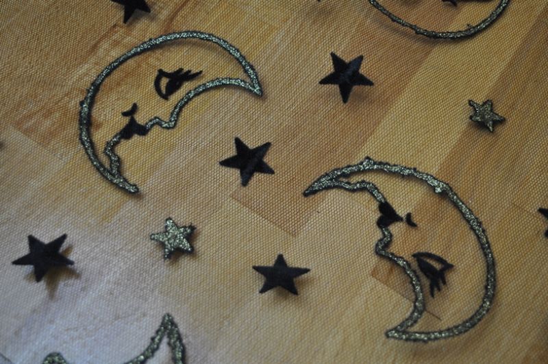 Tüll Mond und Sterne fein