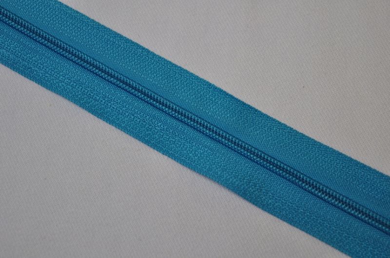 Endlosreißverschluss 3 mm aqua