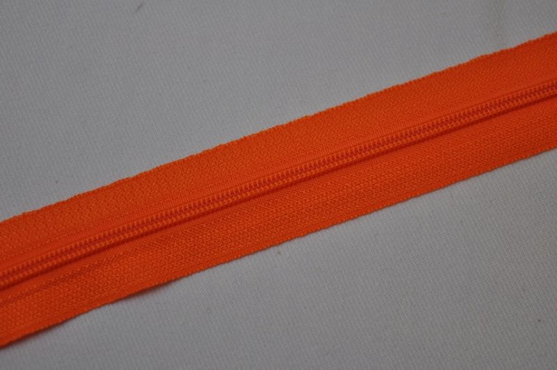 Endlosreißverschluss 3 mm orange