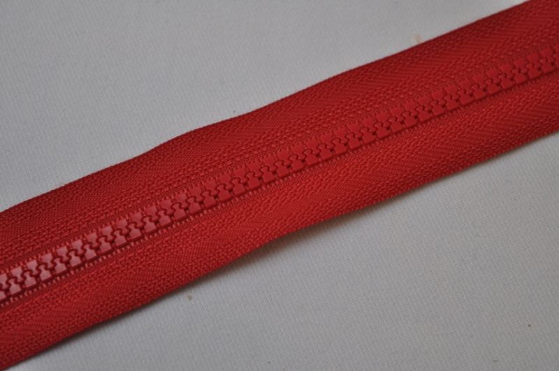 Endlosreißverschluss 5 mm grob rot 148