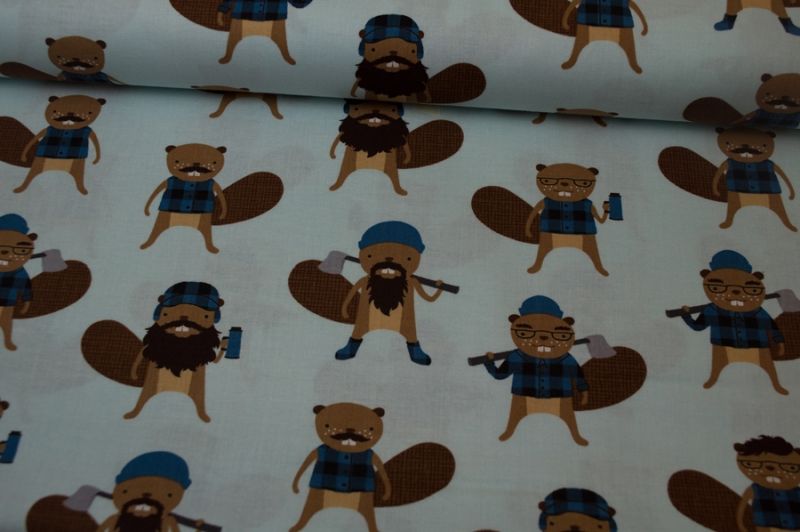 Robert Kaufmann Usa Baumwolle Burly Beavers