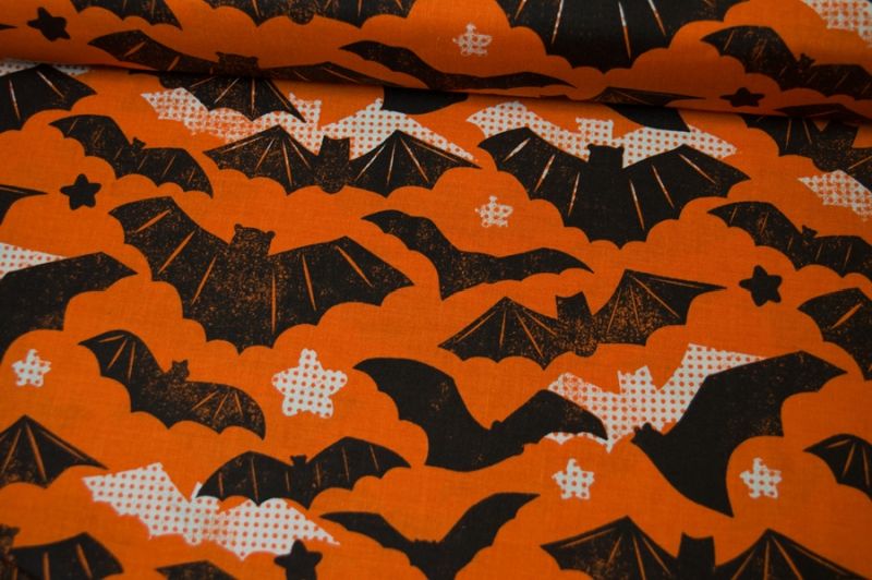 Usa Blend Fabrics Spooktacular Fledermaus