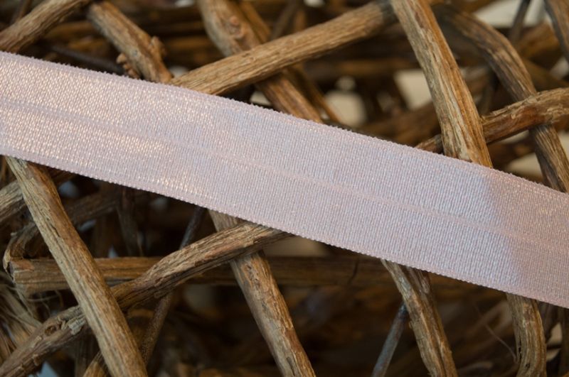 Elastisches Einfassband 20 mm hellrosa