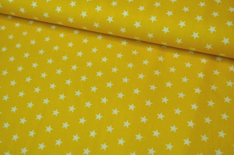 Baumwolle Petit Stars by Poppy gelb