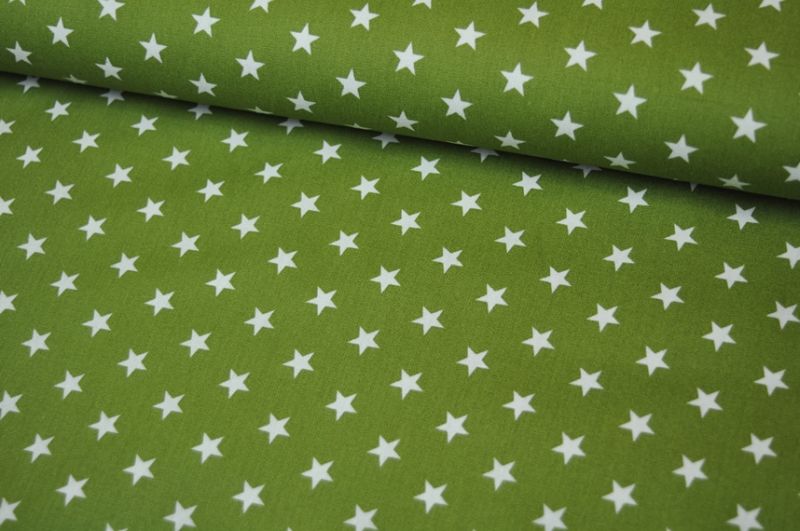 Baumwolle Petit Stars by Poppy grasgrün