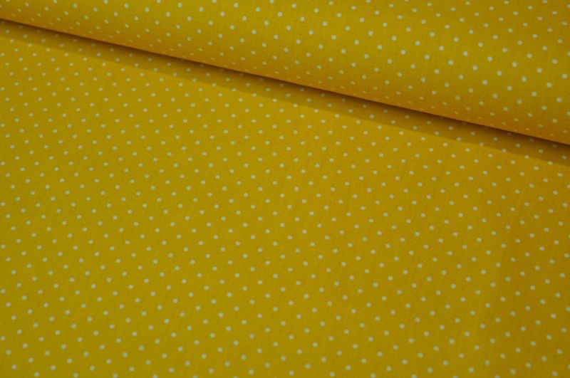 Baumwolle Small Dots by Poppy gelb