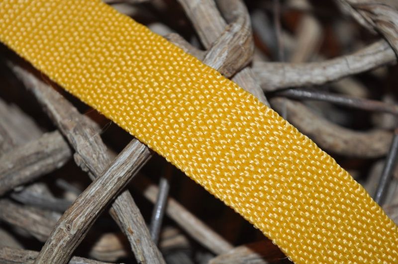 Gurtband 40 mm sonnengelb