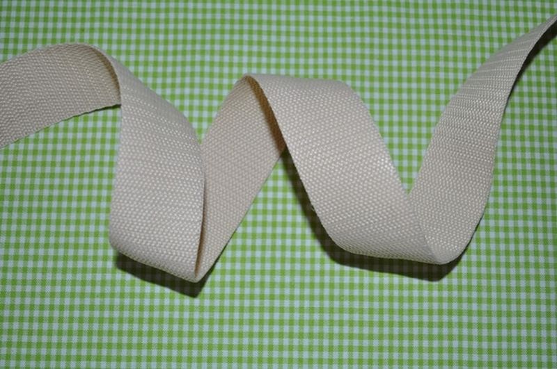 Gurtband 50 mm Beige