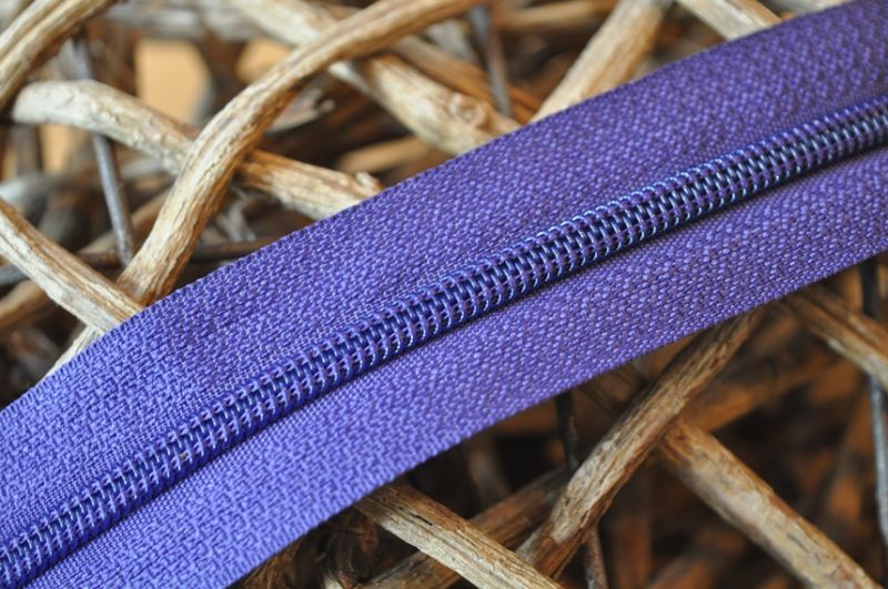 Endlosreißverschluss 5 mm dunkel lavendel
