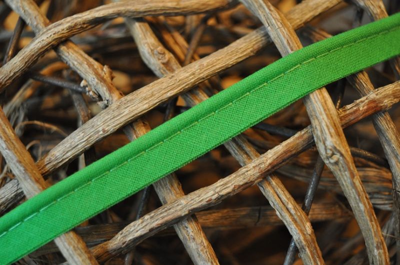 Paspelband baumwolle 12mm mittelgrün