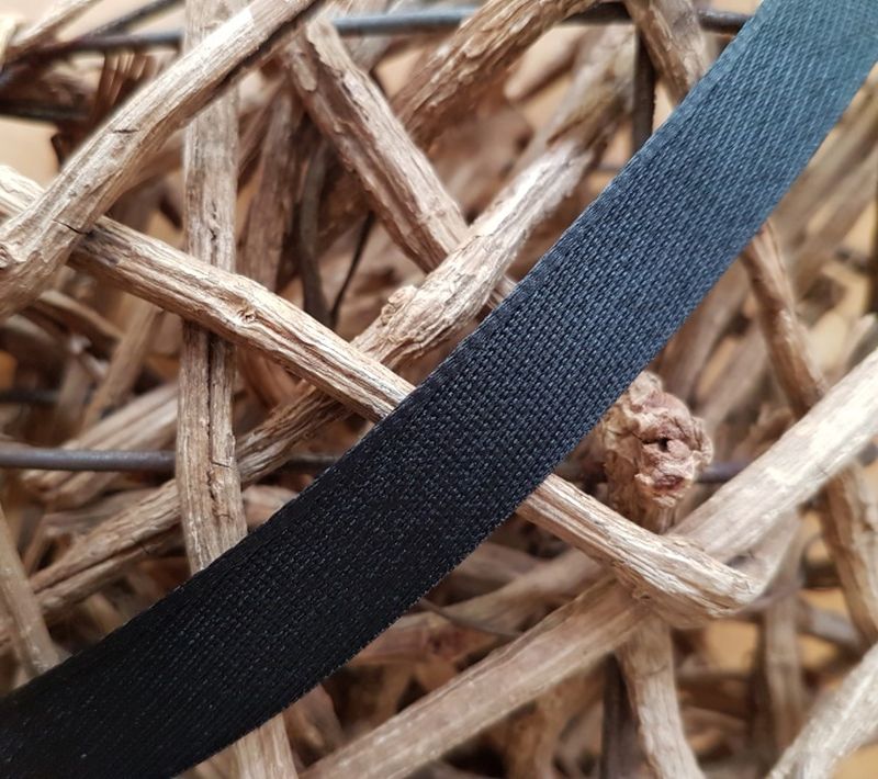 Hosenschonerband 15mm schwarz