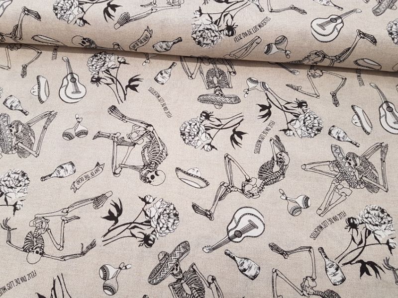 Dekostoff Day of the Death natur