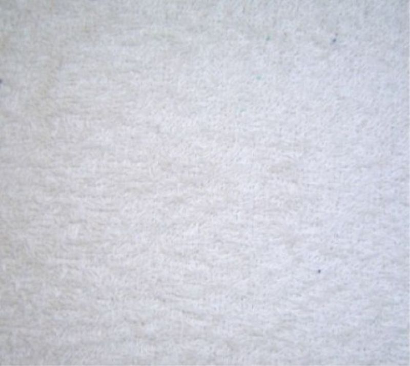 Frottee uni weiß beideitig geschlingt