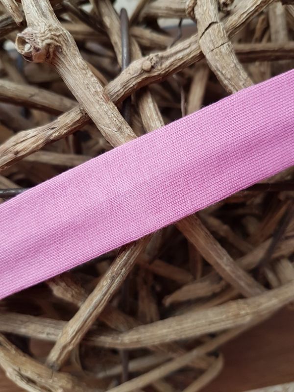Jersey Schrägband rosa Fb. 46 20mm