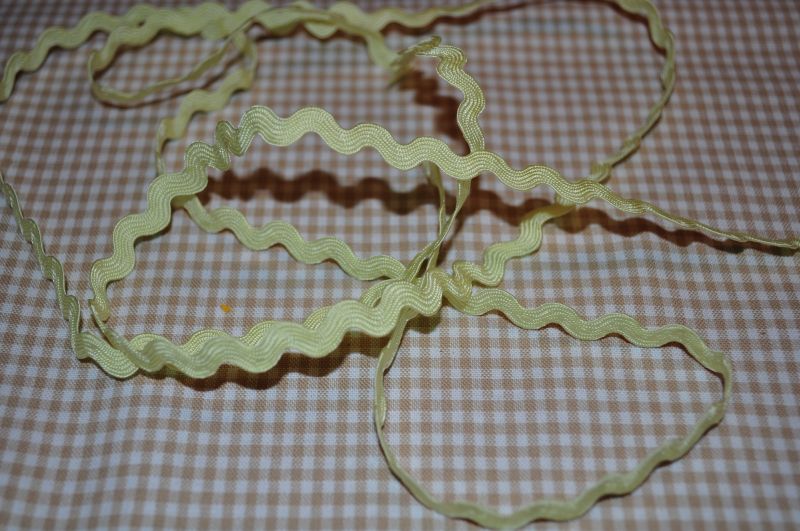 Zackenlitze 5mm hellgelb