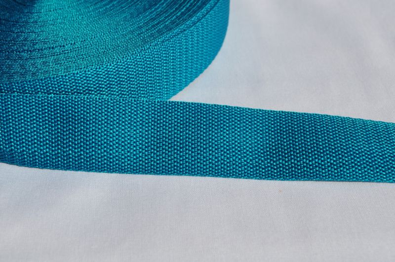 Gurtband 25 mm petrol