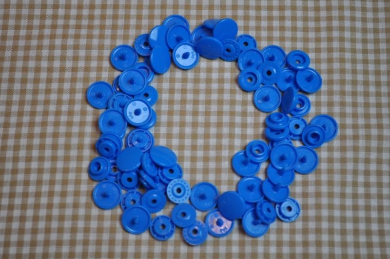 30 Baby Snaps T5 Farbe B8 Bright Blue (Türkis)