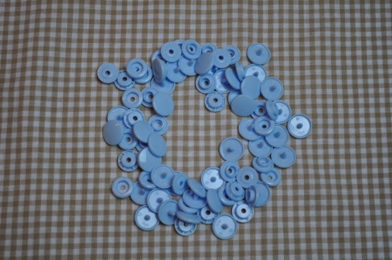 30 Baby Snaps T5 Farbe B20 Pastel blue (babyblau)