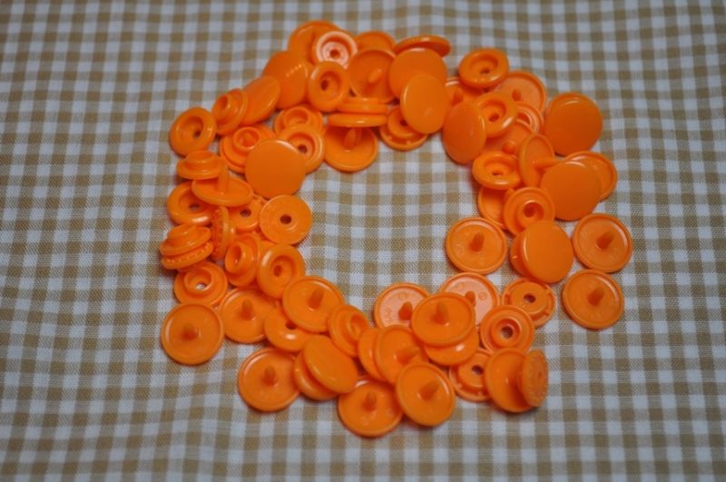 30 Baby Snaps T5 Farbe B40 Pumpkin