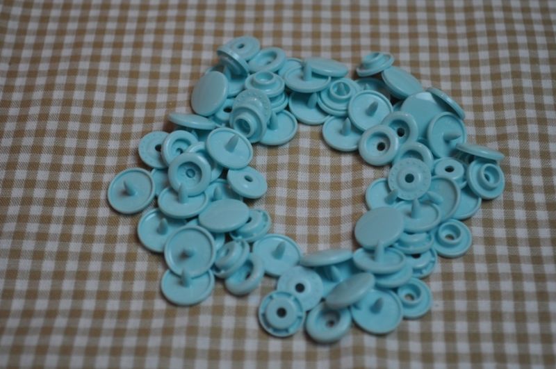30 Baby Snaps T5 Farbe B59 Pastel Blue
