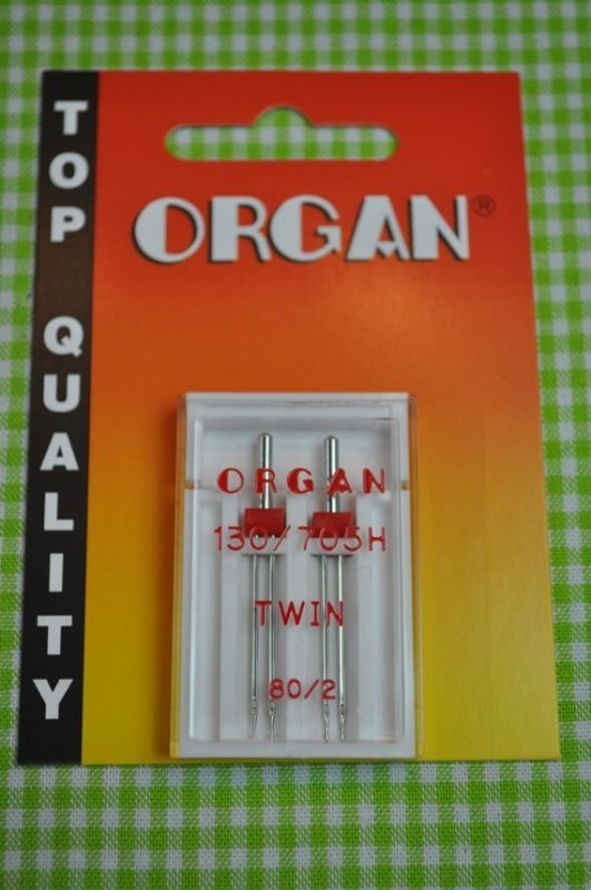 Organ Nähnadeln Zwilling 80/2.0