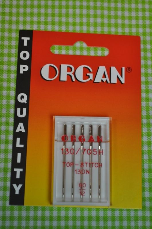 Organ Nähnadeln Top Stitch 130N 80/12