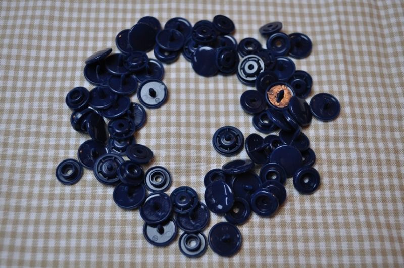 30 Baby Snaps T5 Farbe B73 saphirblau