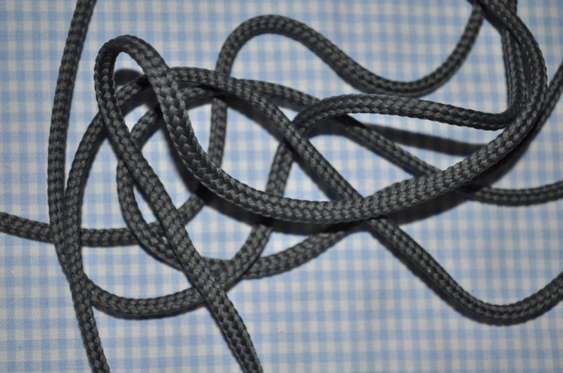 Kordel 4 mm  dunkelgrau