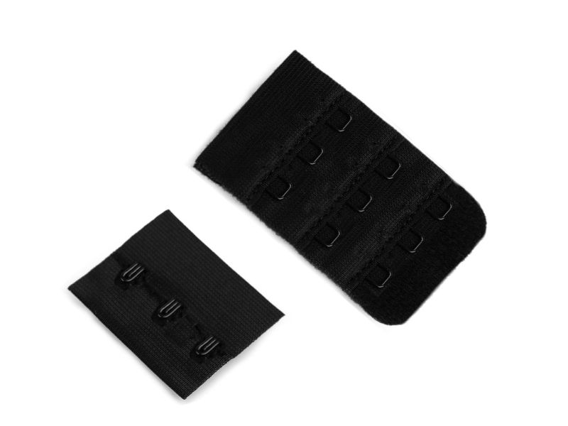 BH-Verschluß 40 mm 3 Reihig Schwarz